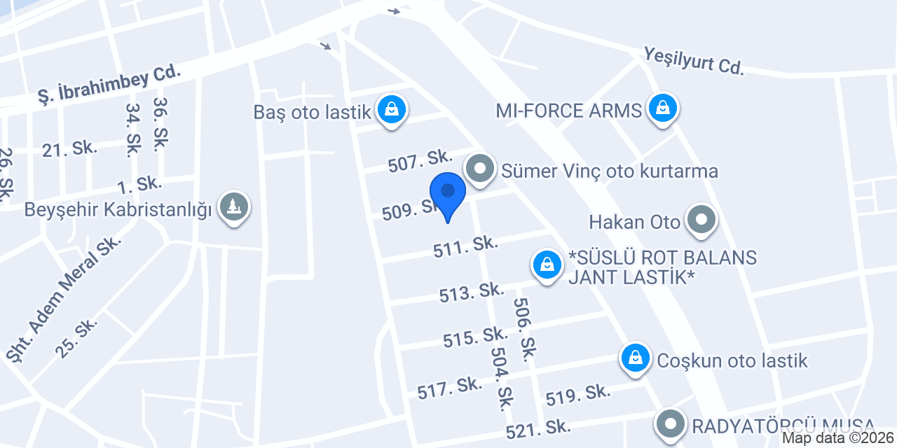 Baş Pompa enjektör servis konumu