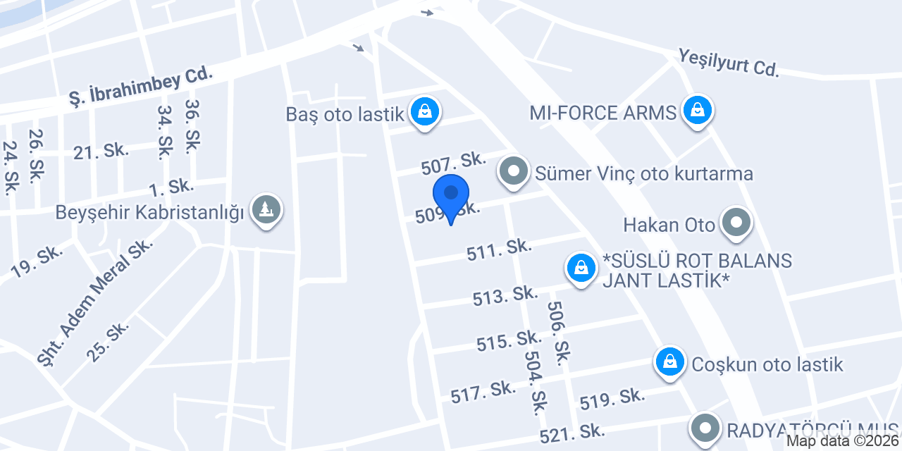Aslancı Mobilya konumu