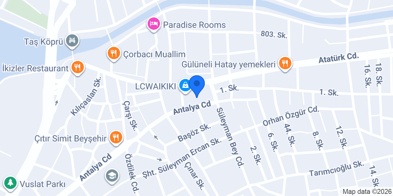 ÖZSERNEO KONYA BEYŞEHİR ŞUBE konumu