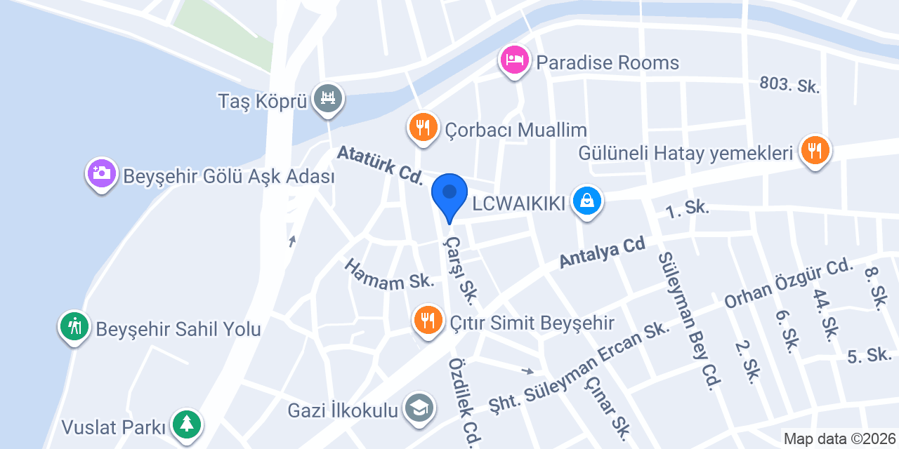 Telli Sıhhi Tesisat / Beyşehir konumu