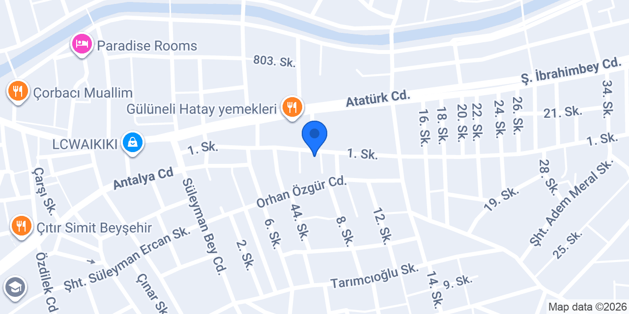 Cengiz Karabıyık Yapı Market konumu