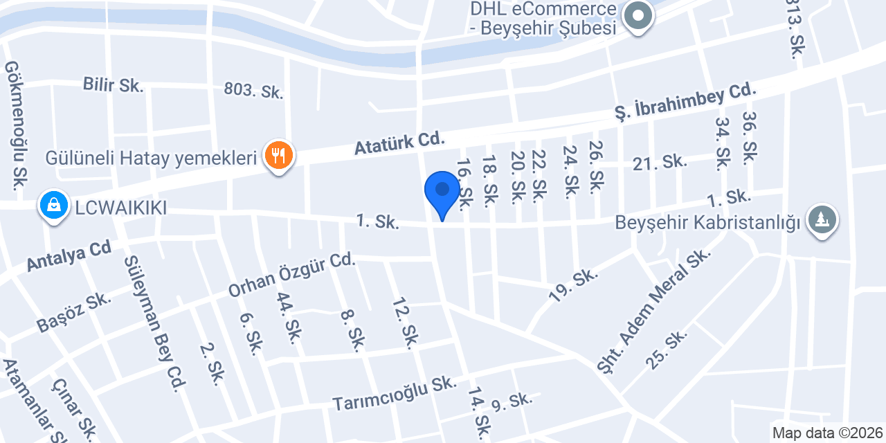 Güven Mobilya konumu