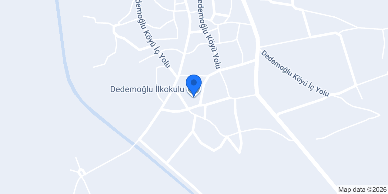 Dedemoğlu İlkokulu konumu