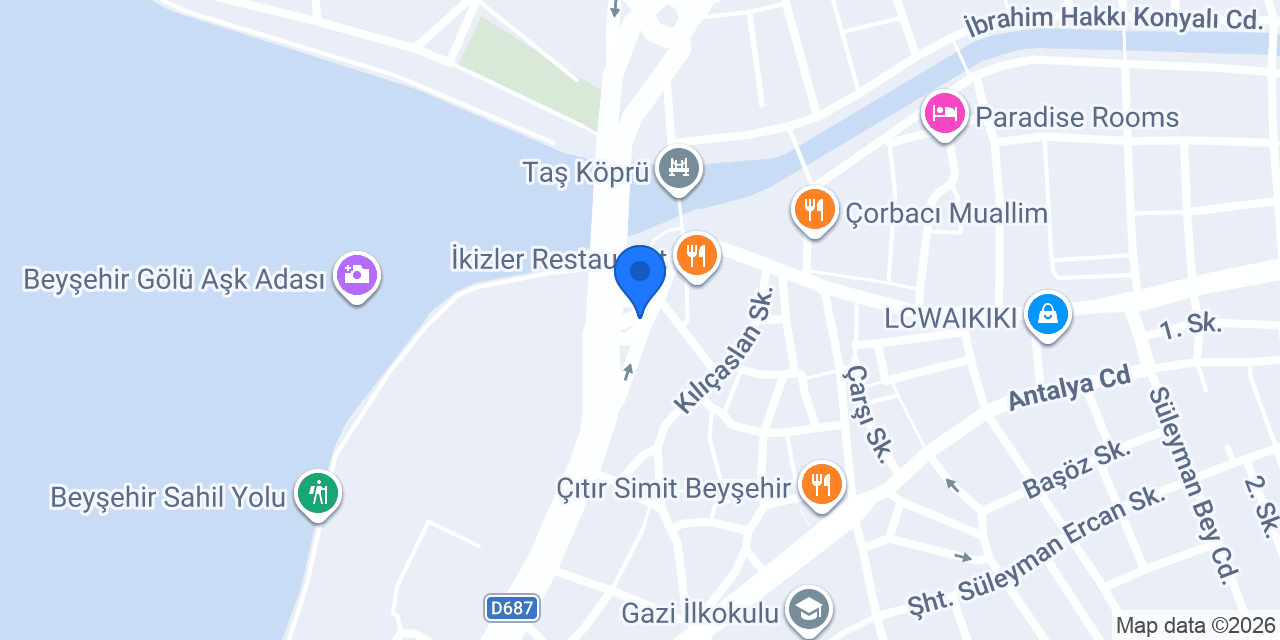 Beyşehir Taksi konumu