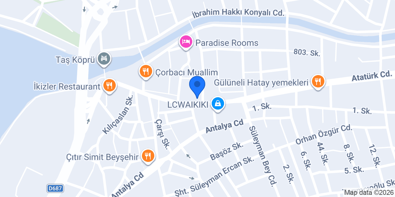 ÖZ Harita Mühendislik konumu