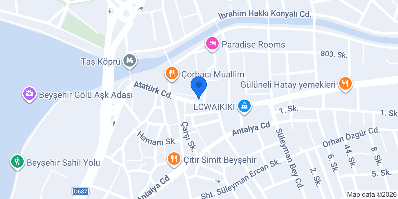 Özcan Optik konumu