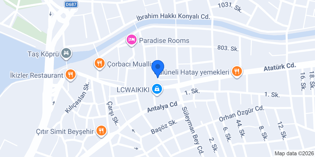 Kurtuluş Veteriner Kliniği konumu