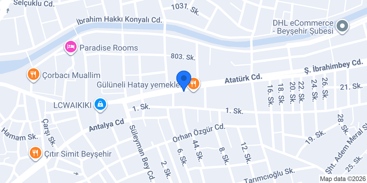 Bayır Yapı Market konumu