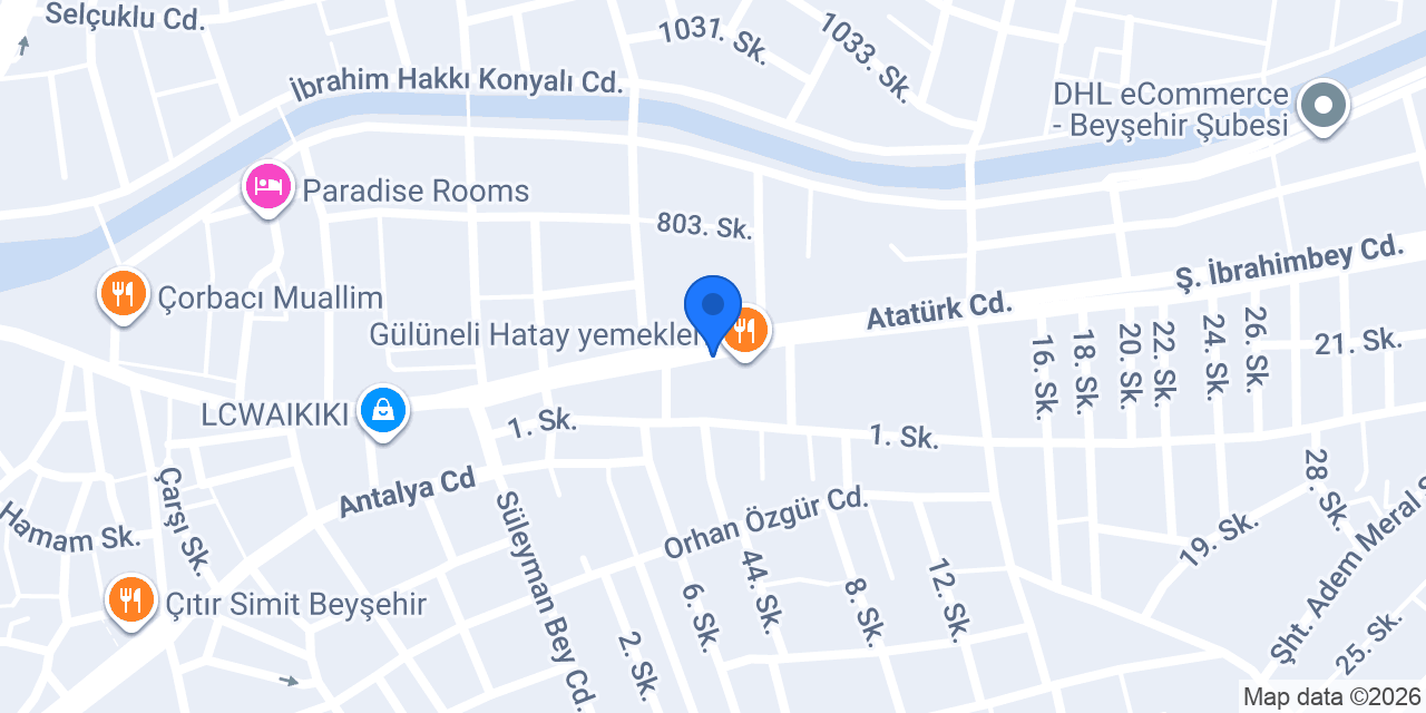 AYR Elektrik Hırdavat Avize konumu