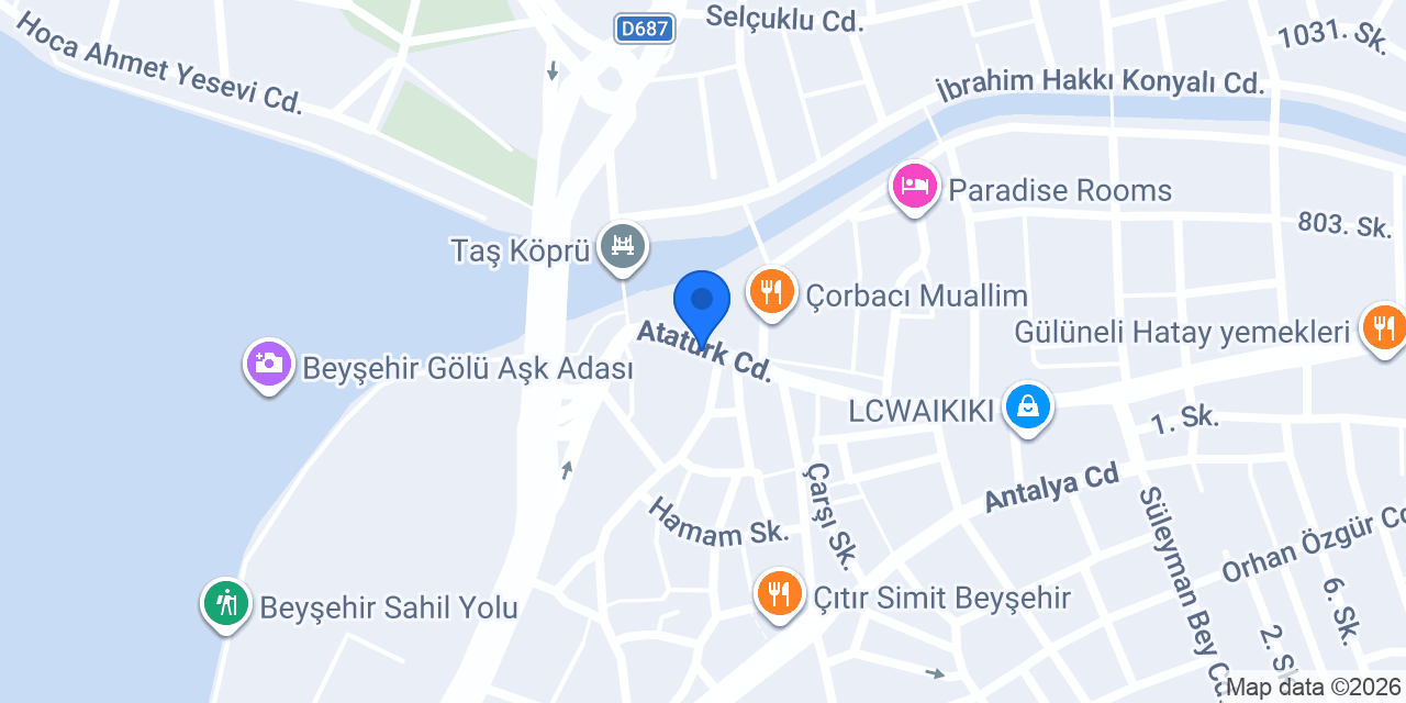 Öncü Döner Beyşehir konumu