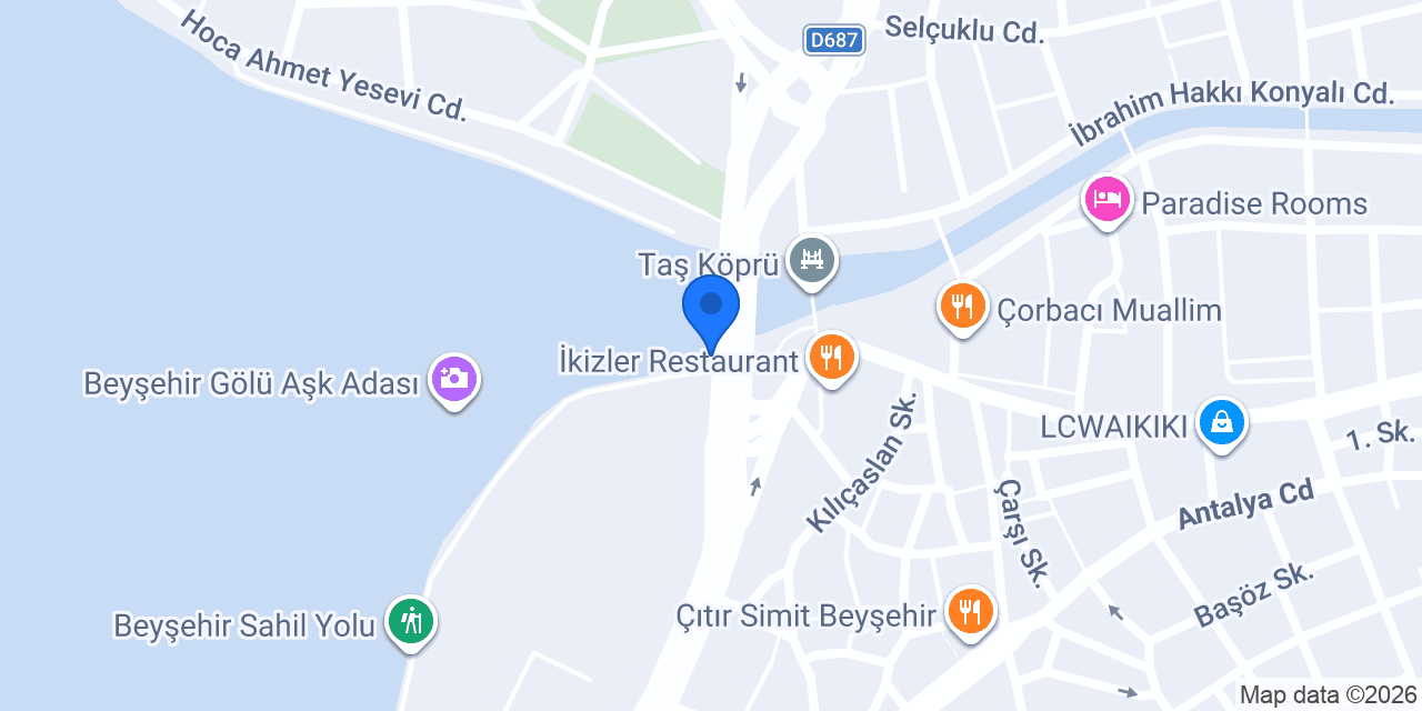 Beyşehir Selçuklu Yat konumu