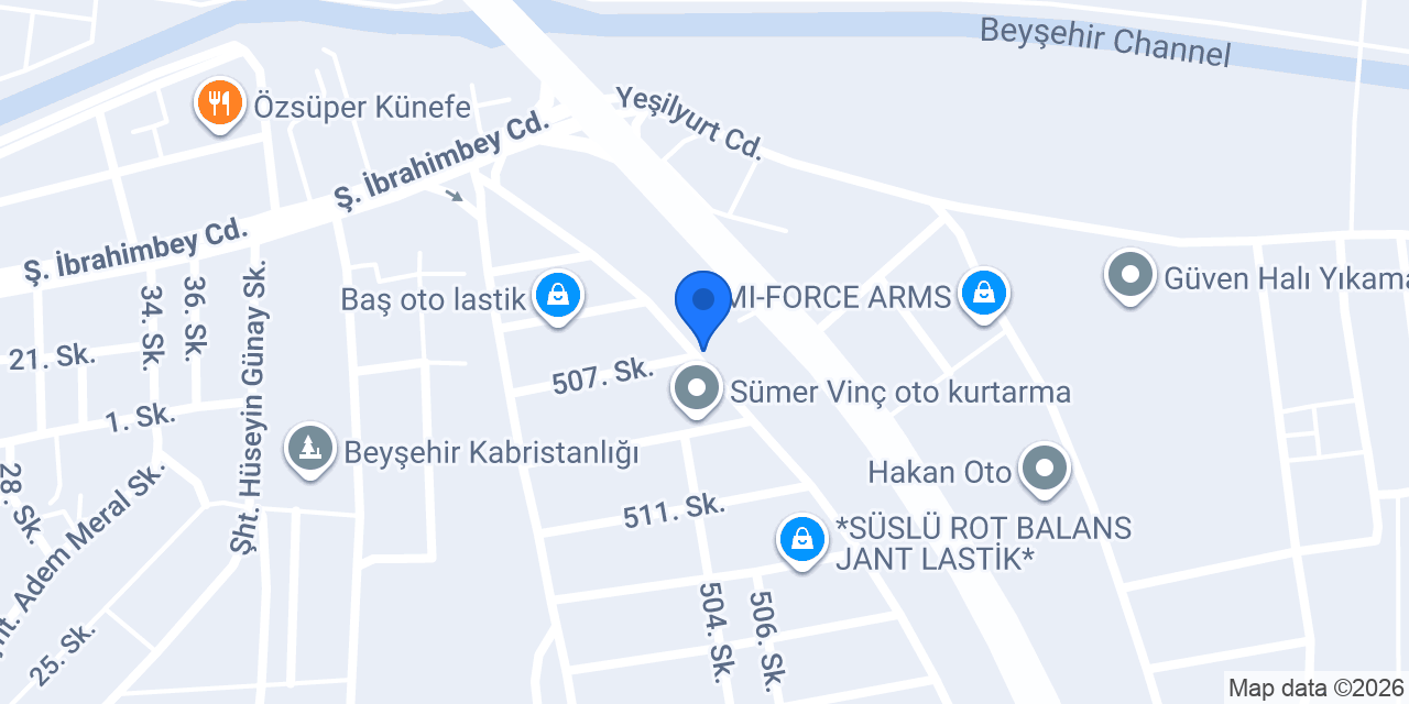 MİRAN OTO CAM konumu