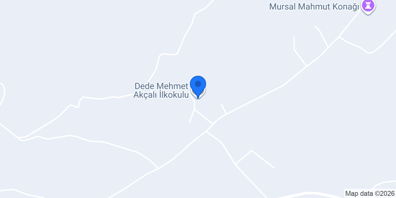 Dede Mehmet Akçalı İlkokulu konumu