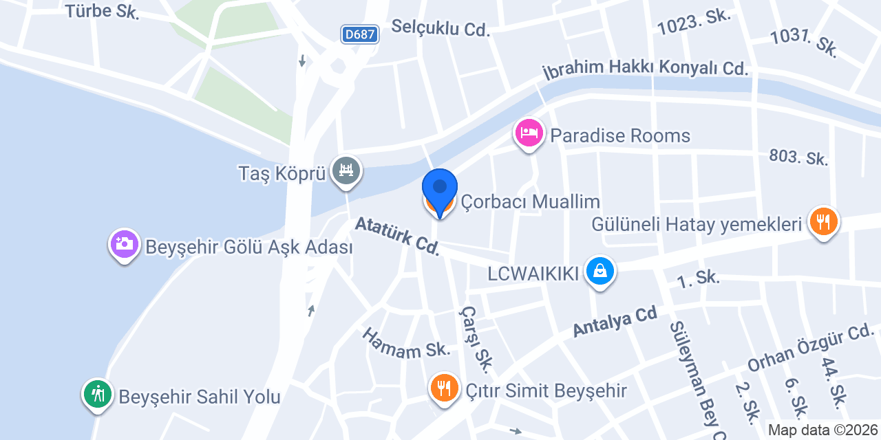 Çorbacı Muallim konumu