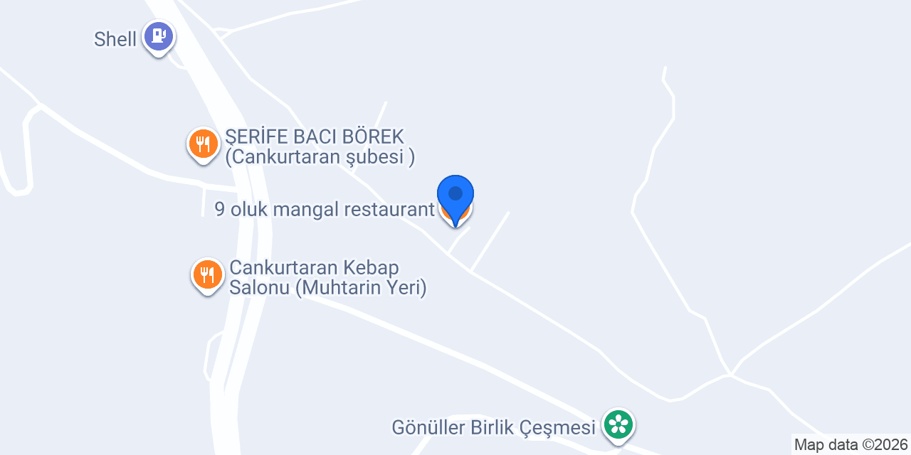 9 oluk mangal restaurant konumu