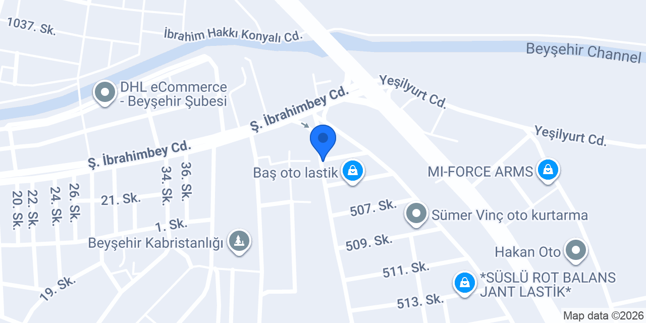 NAZ OTO. LASTİK konumu
