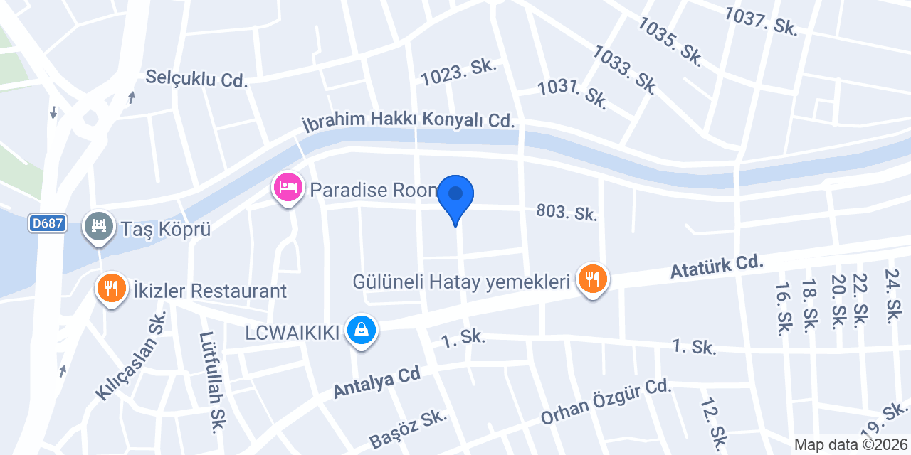Yüksel Otomotiv konumu