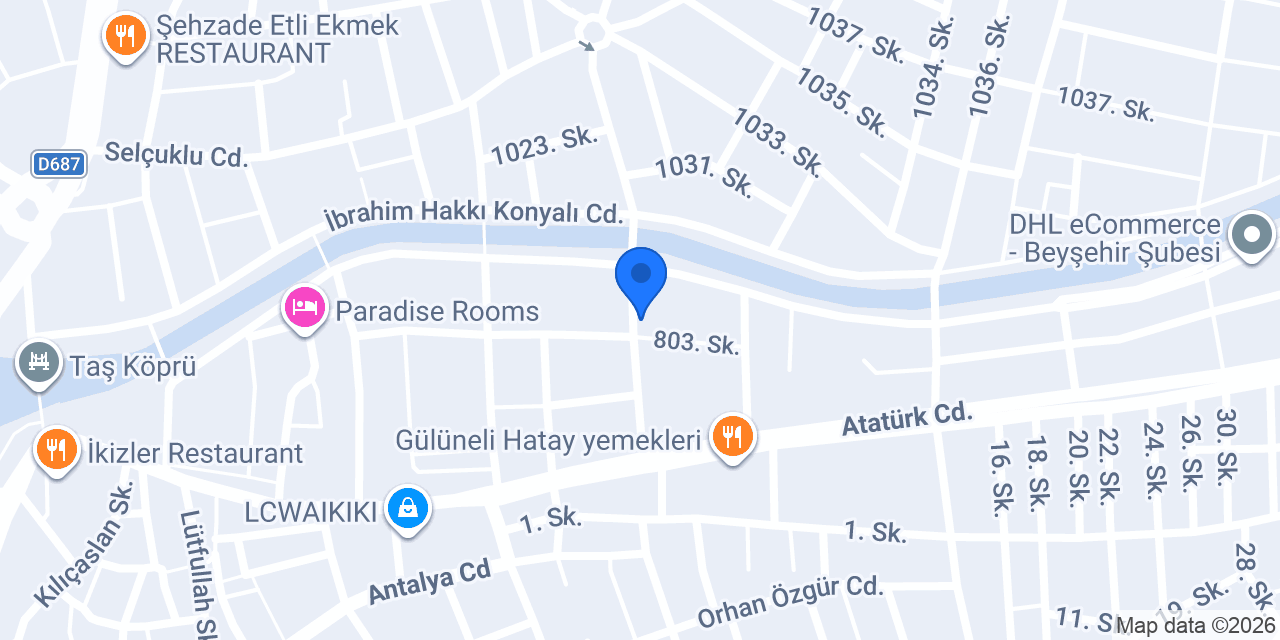 Altıntaş Elektrik konumu