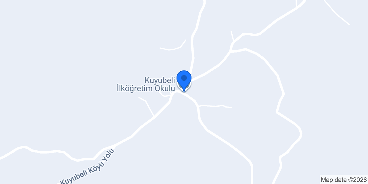 Kuyubeli İlköğretim Okulu konumu