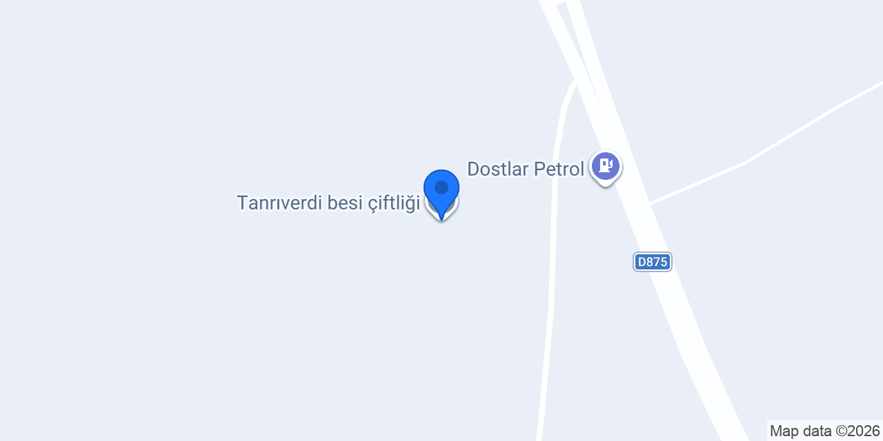 Tanrıverdi besi çiftliği konumu