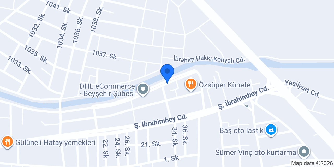 Tarihi Beyşehir Tarhanası konumu