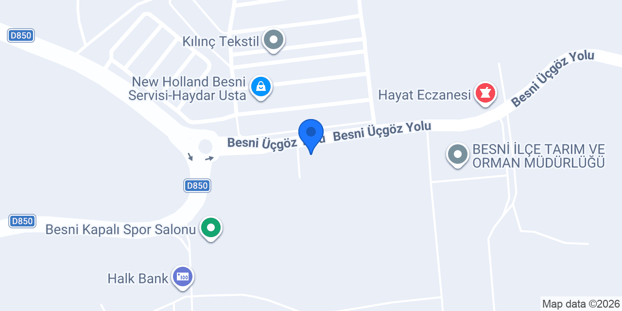 Reyhan Tarım Besni konumu
