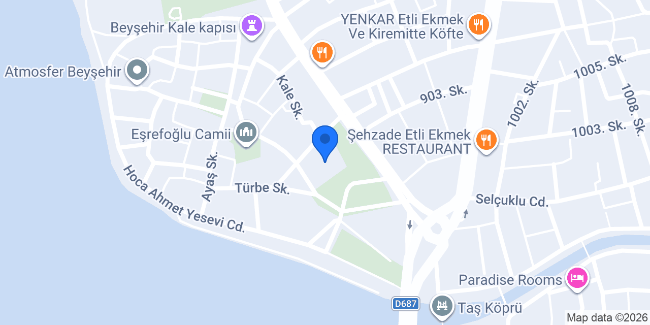 Beyşehir Eşrefoğlu İmam Hatip Orta Okulu konumu