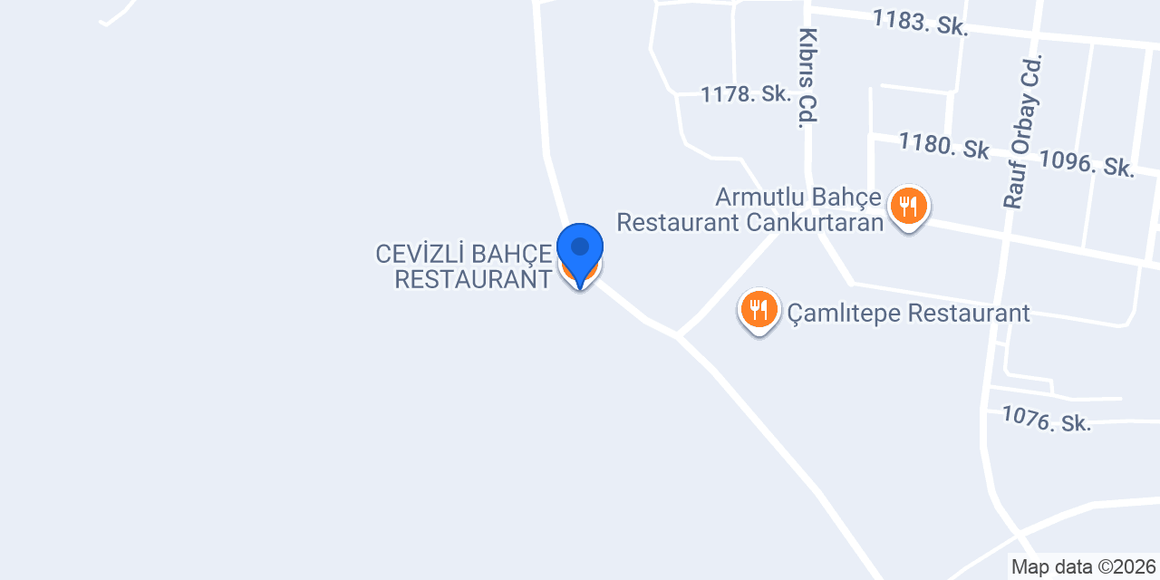 CEVİZLİ BAHÇE RESTAURANT konumu