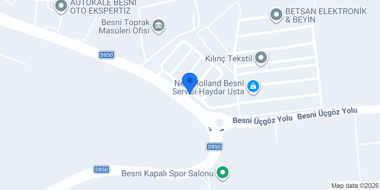 Adıyaman Uğur Traktör konumu