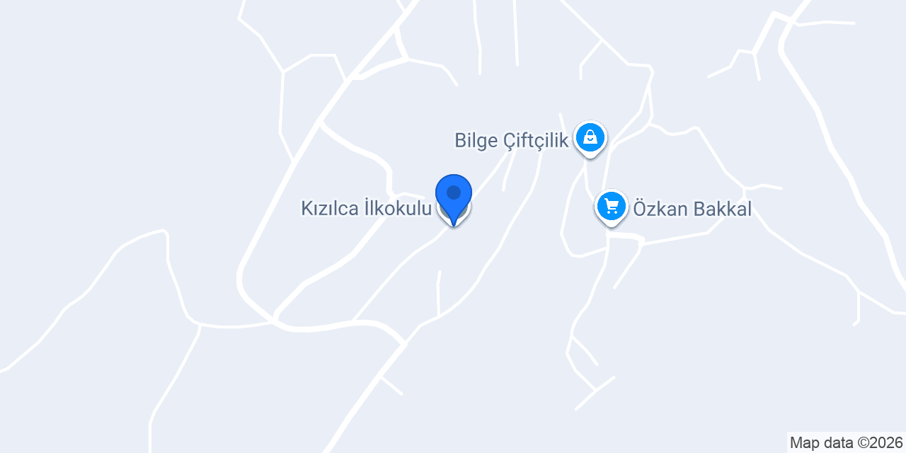 Kızılca İlkokulu konumu