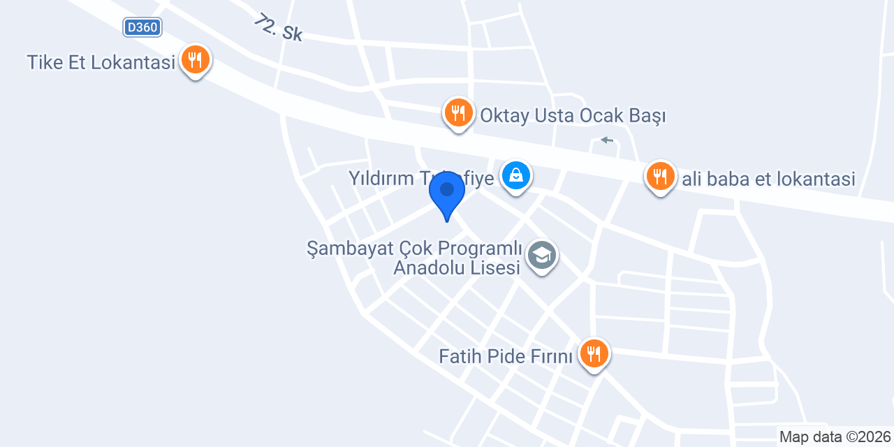 Şambayat Kasabası konumu