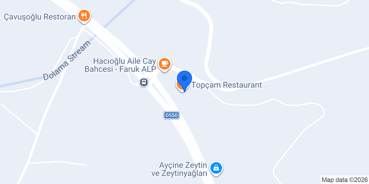 Topçam Restaurant konumu