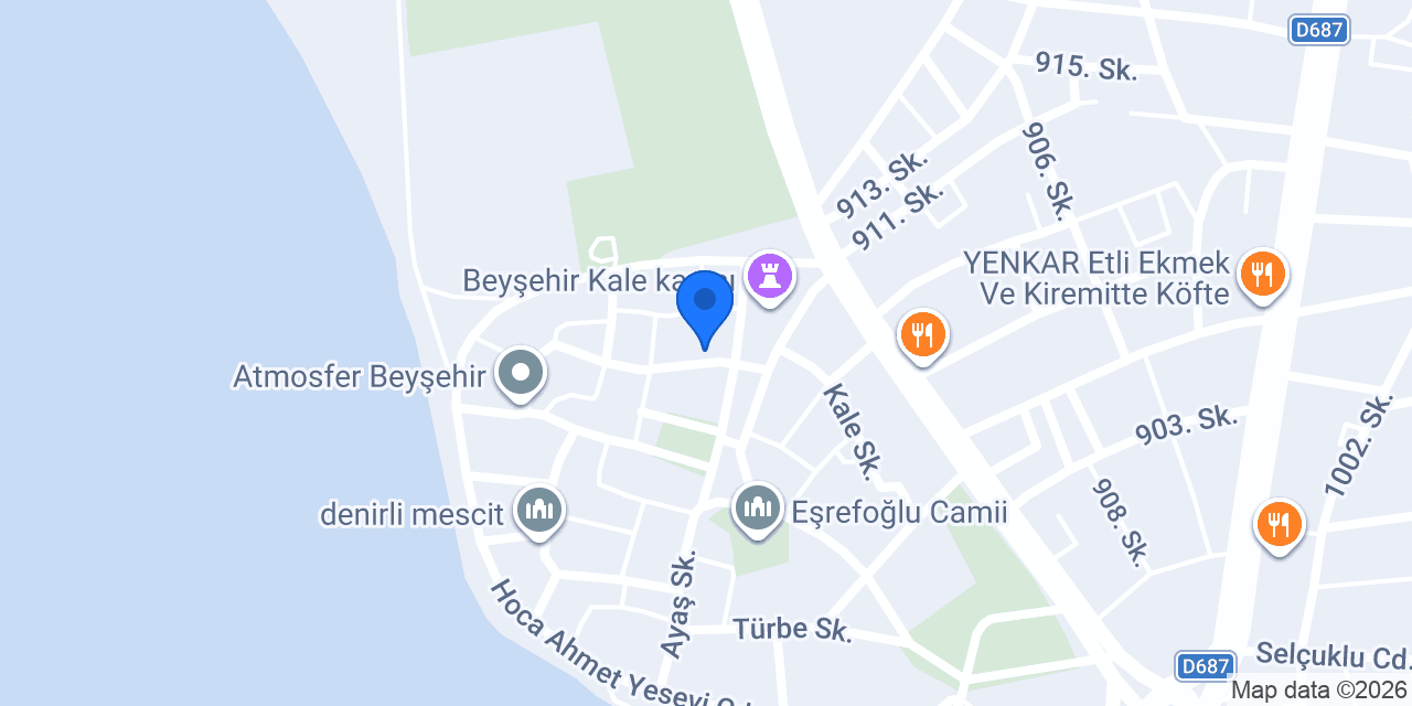Beyşehir Utku Taksi konumu