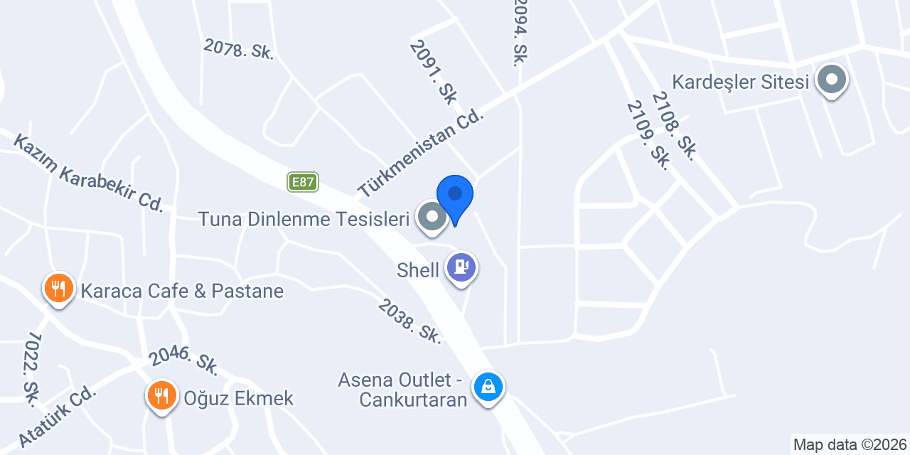 Tuna Restaurant ve Cafe konumu