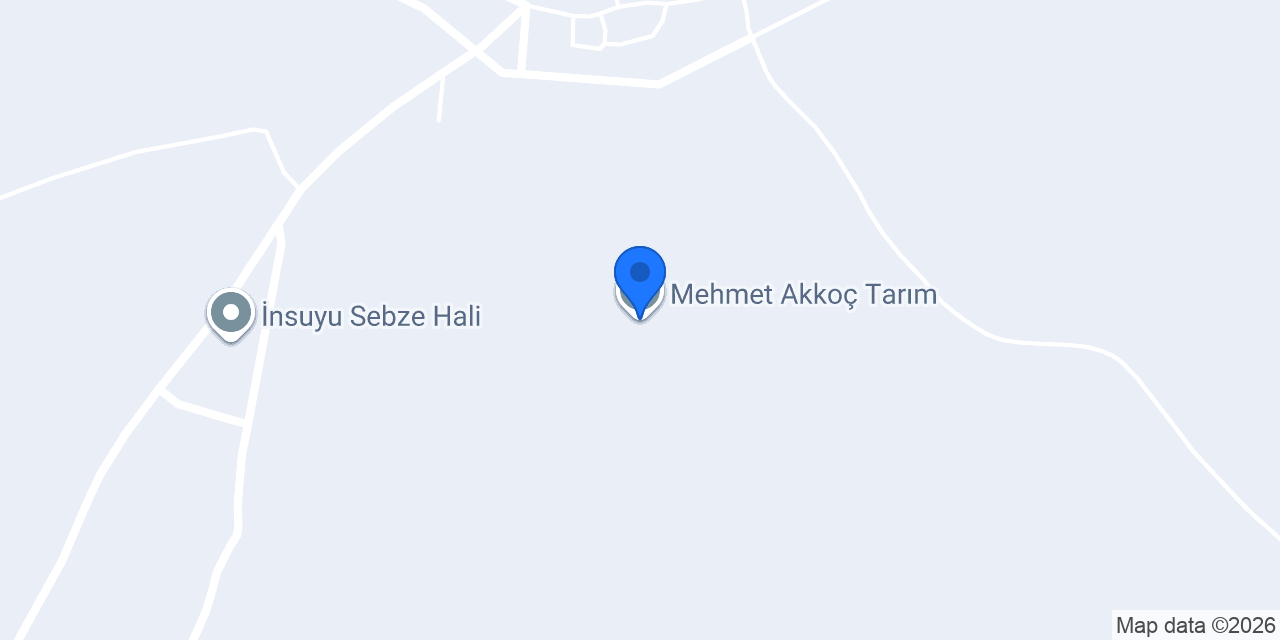 Mehmet Akkoç Tarım konumu