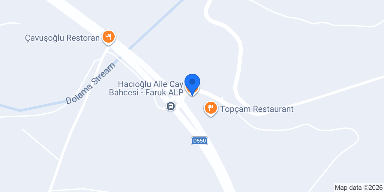 Hacıoğlu Aile Cay Bahcesi - Faruk ALP konumu