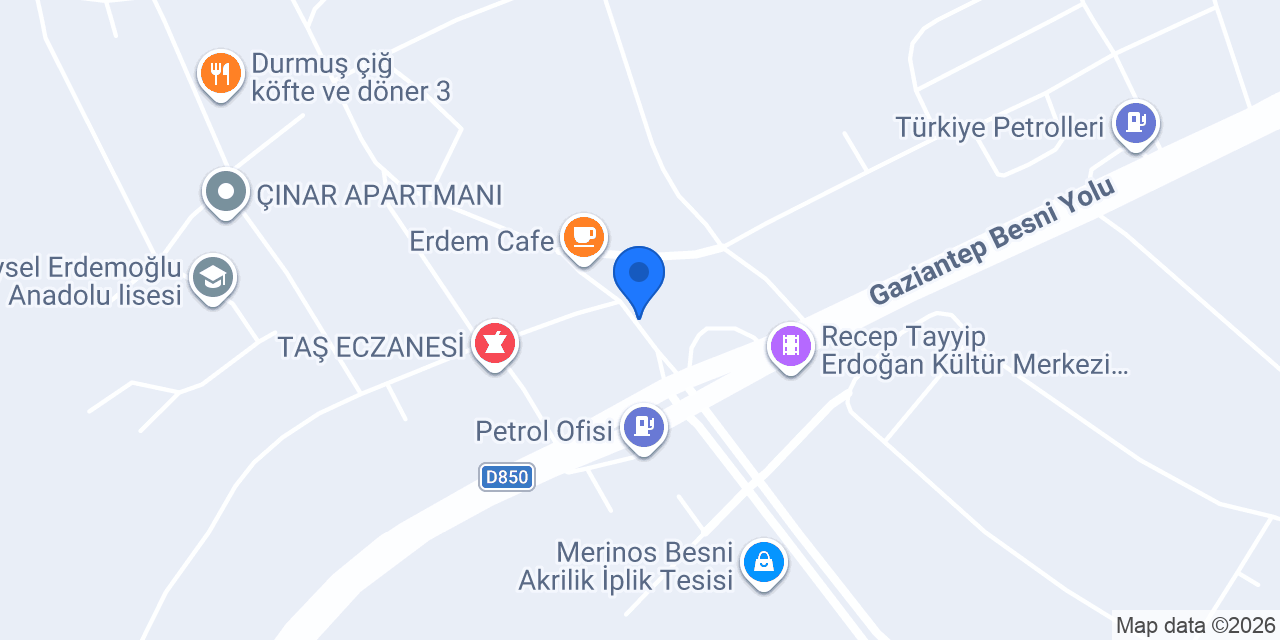 Severse döner besni konumu