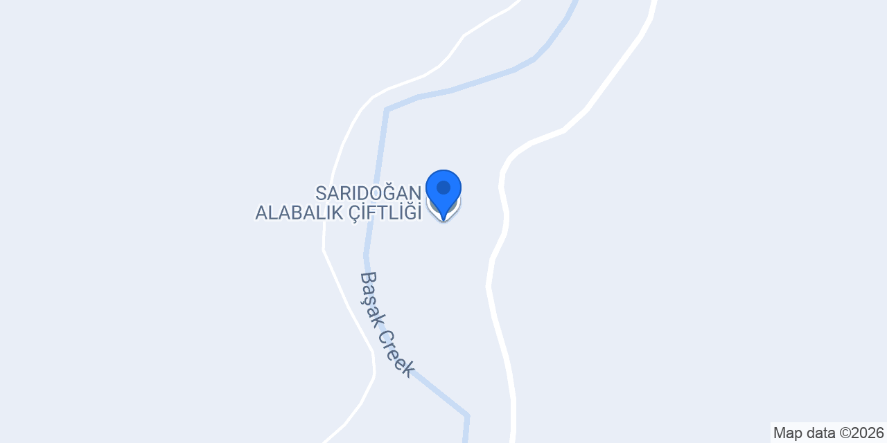 SARIDOĞAN ALABALIK ÇİFTLİĞİ konumu