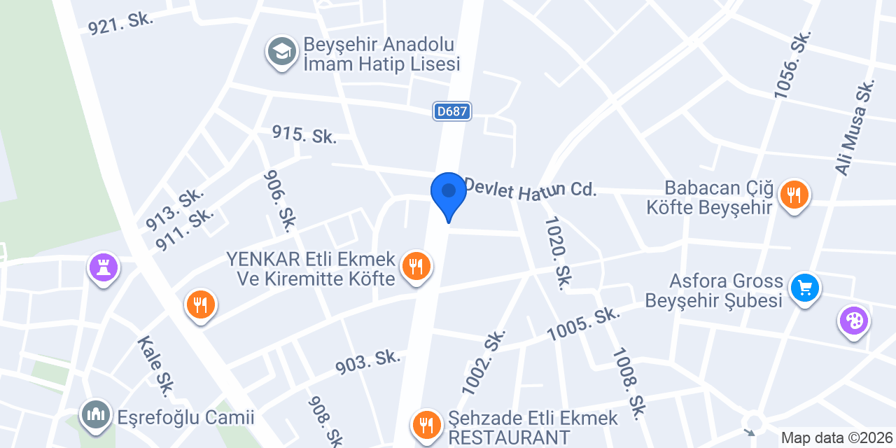 Ceran Motorlu Araçlar konumu