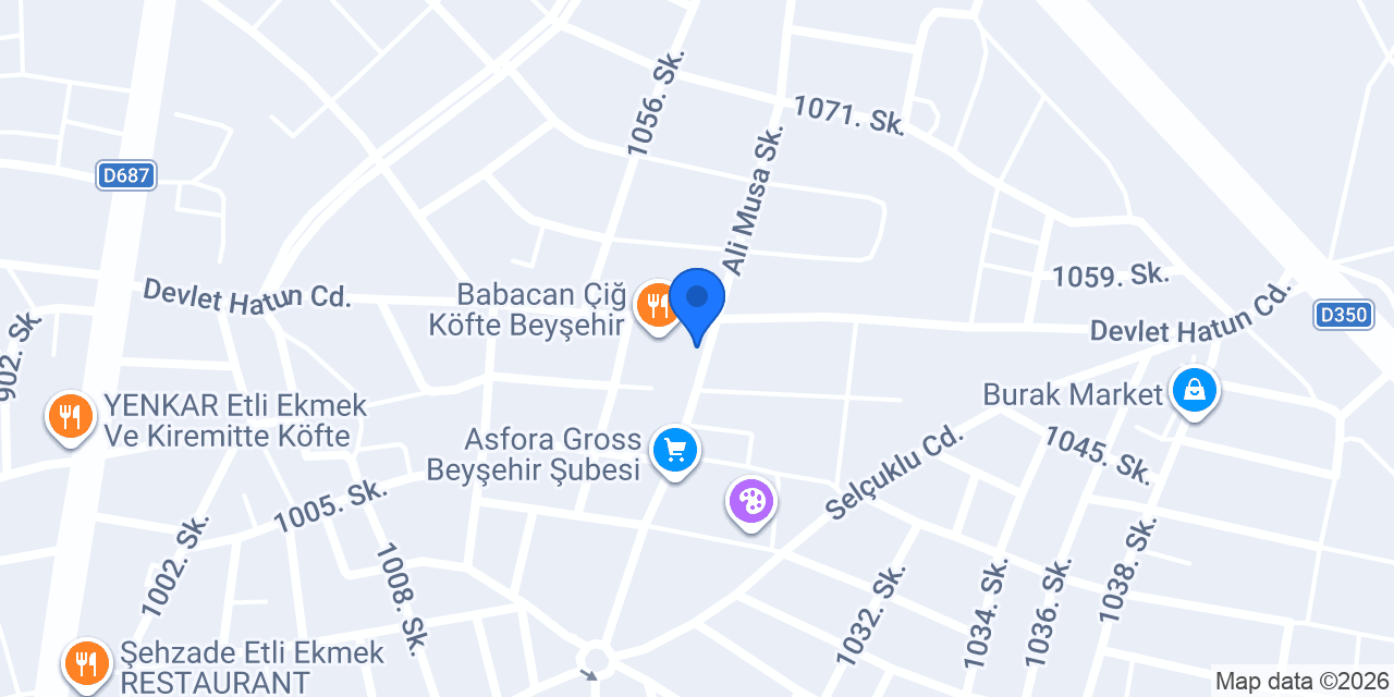 Sevte Etliekmek konumu