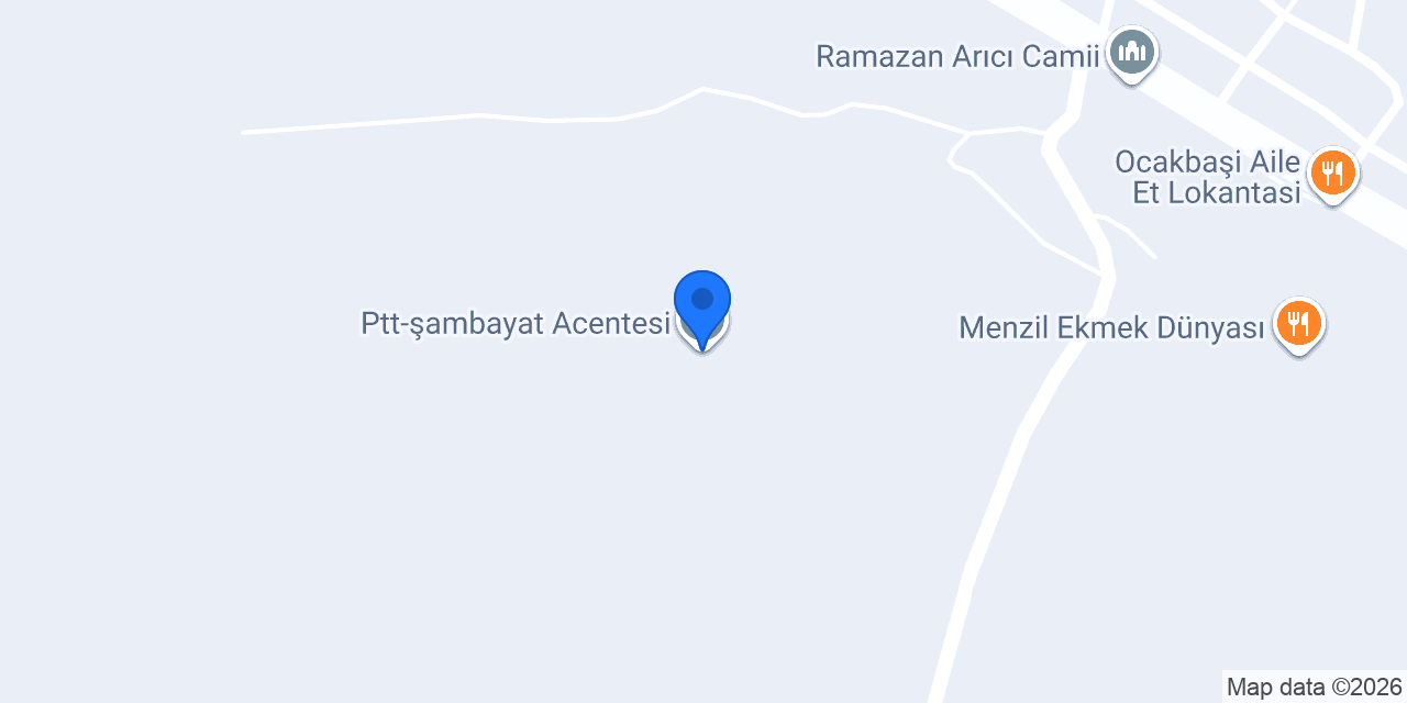 Ptt-şambayat Acentesi konumu