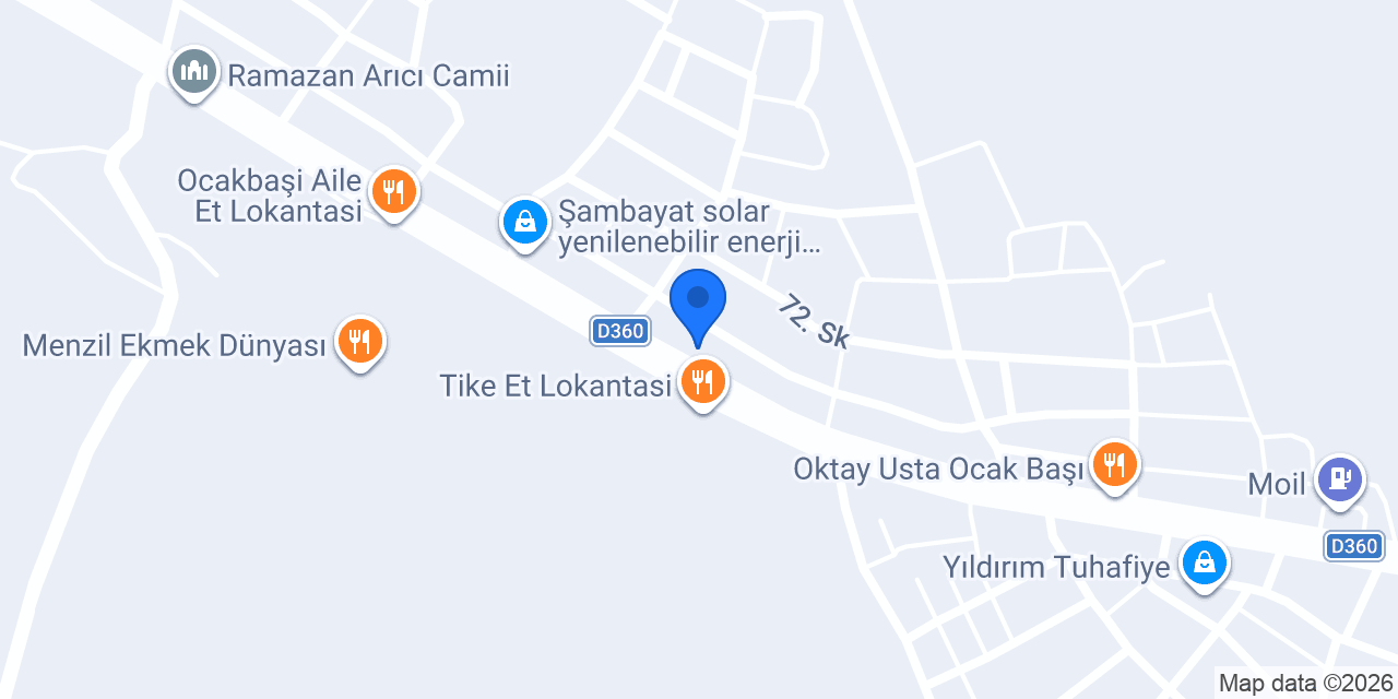 Emre Mobilya Dekorasyon konumu