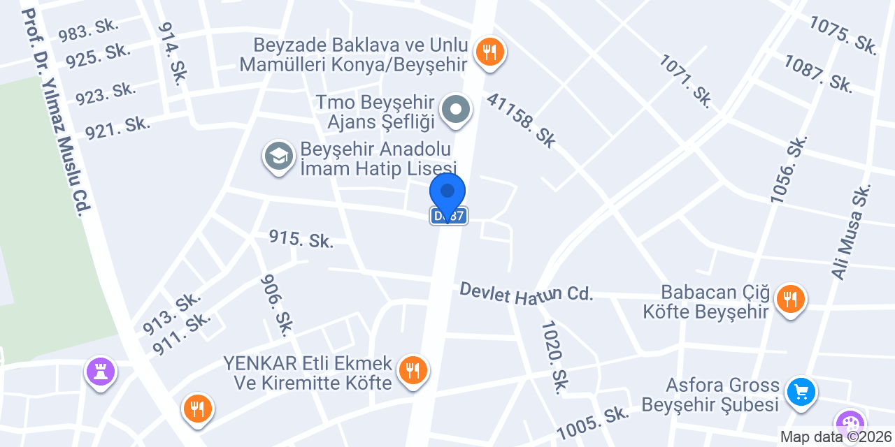 Toprak Mahsülleri Ofisi konumu