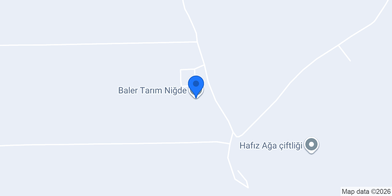 Baler Tarım Niğde konumu