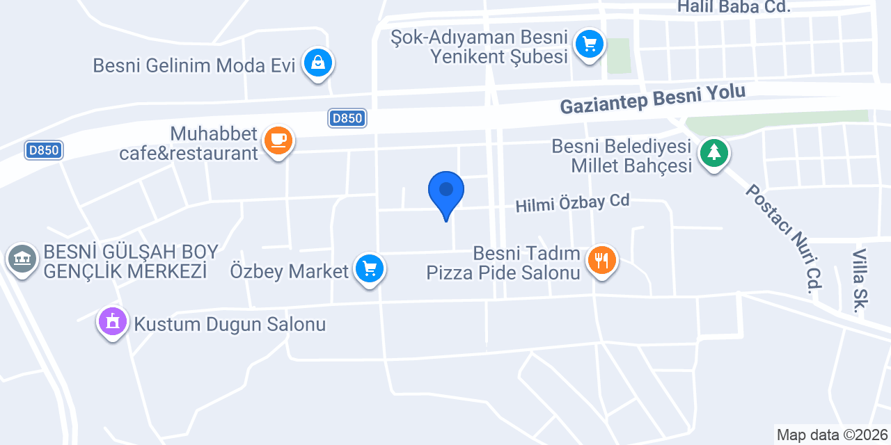 Besnililer spot eşya konumu