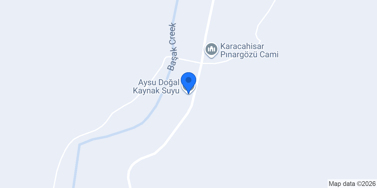 Aysu Doğal Kaynak Suyu konumu