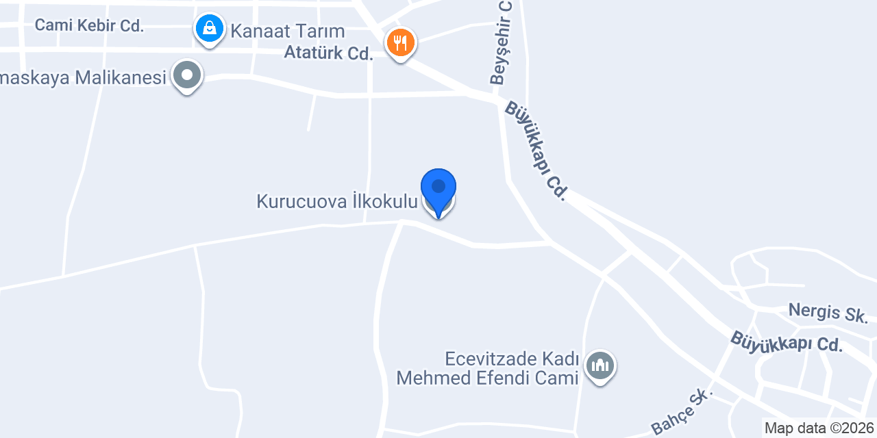 Kurucuova İlkokulu konumu