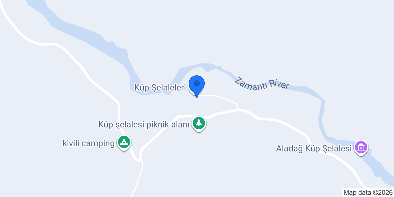 Küp Şelalesi Merkez Restaurant Büfe konumu