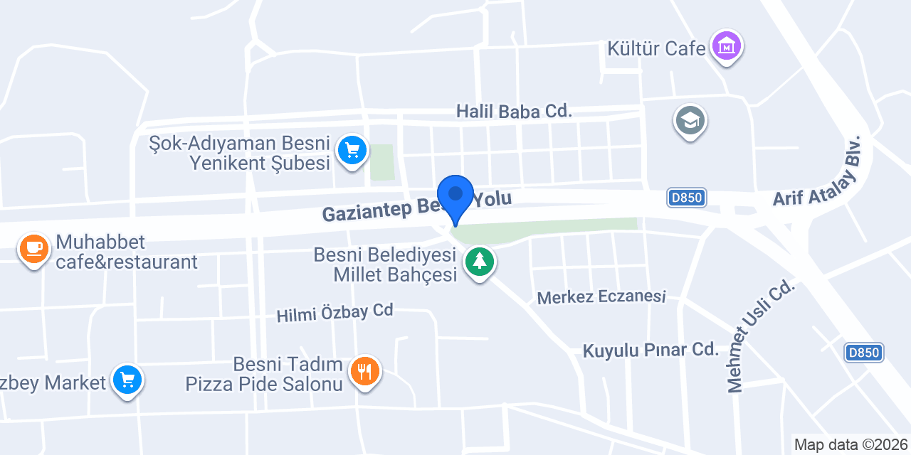 Goss Cafe Besni konumu