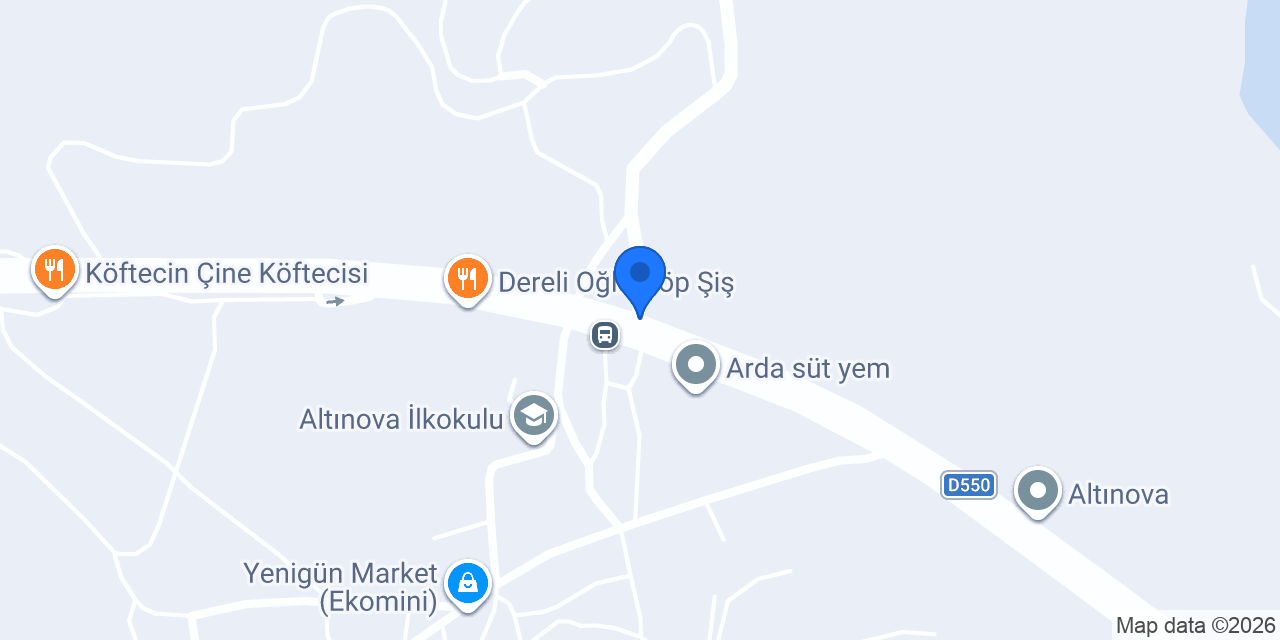Altınova Sağlık Ocağı konumu